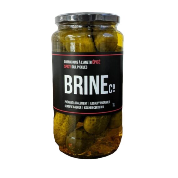 Spicy dill pickles