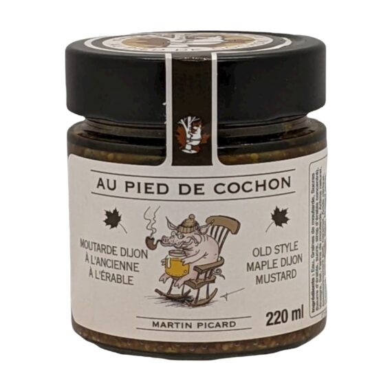 Old style maple Dijon mustard