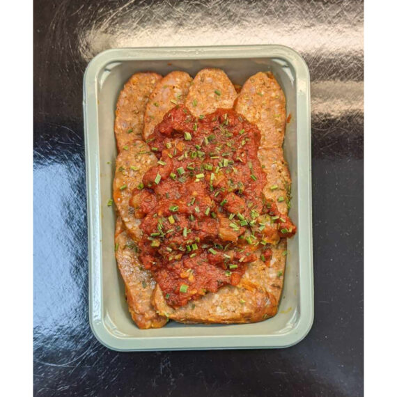 Penne and sausage