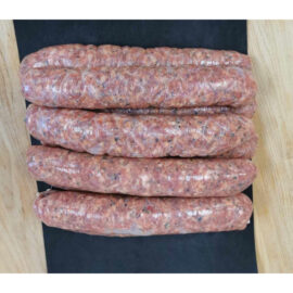 Tomato basil sausages