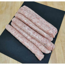 Maple bacon sausages