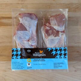 Grain-fed chickens drumstick