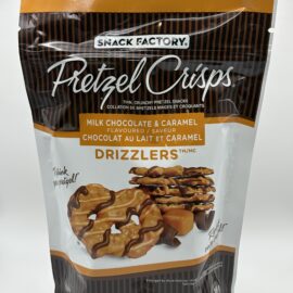 Bretzels Drizzlers Chocolat au lait et caramel – Snack Factory