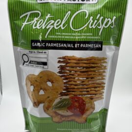 Craquelins de bretzels Ail et Parmesan – Snack Factory