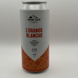 Bière L'Orange Blanche – Trois Lacs