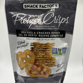 Craquelins de bretzels Sel de mer et poivre – Snack Factory