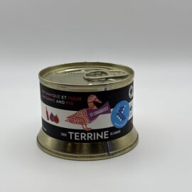 Terrine de canard balsamique et figue – Les Canardises