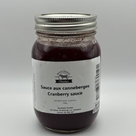 Sauce aux canneberges – Boucherie Chartier
