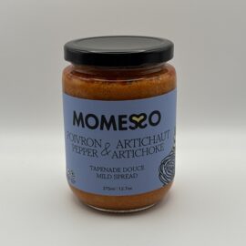 Tapenade douce poivron & artichaut – Momeso